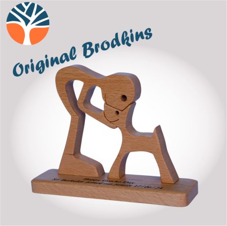 The original Brodkin with engraved plinth.