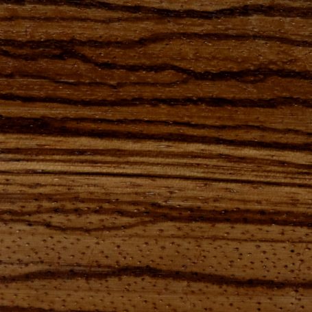 Close-up of richly textured, brown striped wood grain.